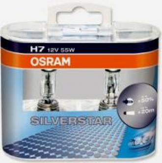 OSRAM SILVERSTAR H7 12V 55W 64210SVS-DUO